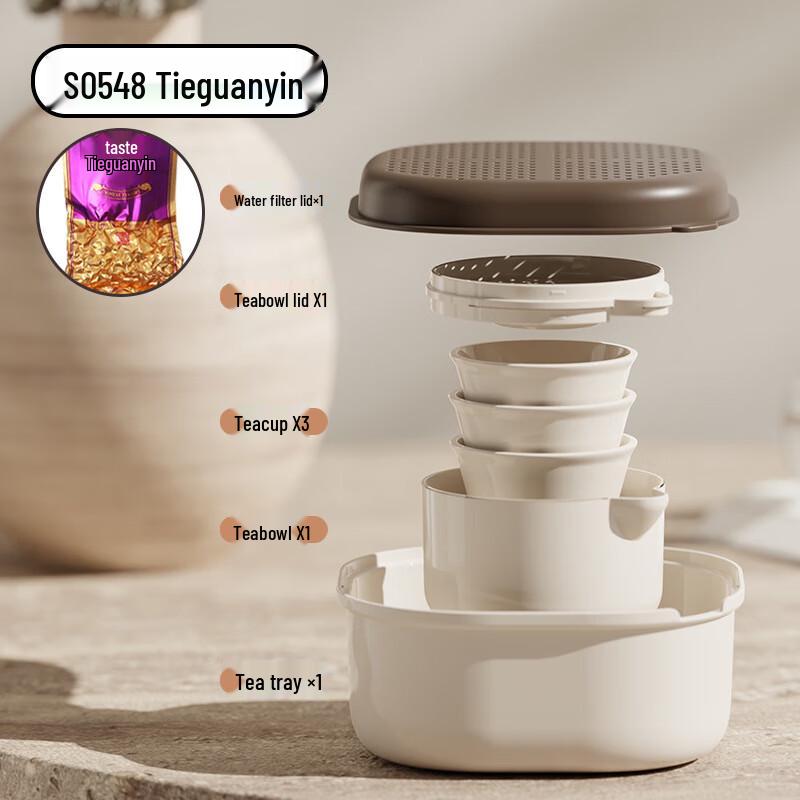 Portable Outdoor Mini Travel Tea Set One Size