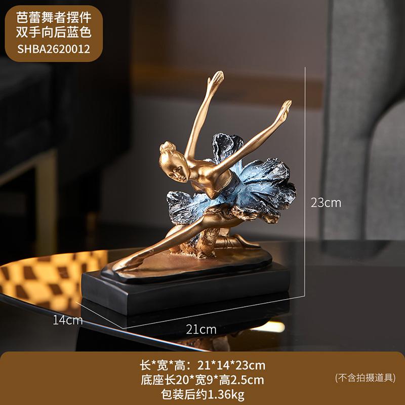 Ornamenti Danzatori di Balletto Europei Sculture in Resina Artigianato Decorazione Figura per Soggiorno Tavolo da Pranzo Libreria Regalo di Compleanno