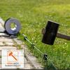 Plastic Garden Stakes for Lawn Edging Cable Fastening Durable Landscape Pins for Boundary Marking and Wire Securing with Sharp Point Design