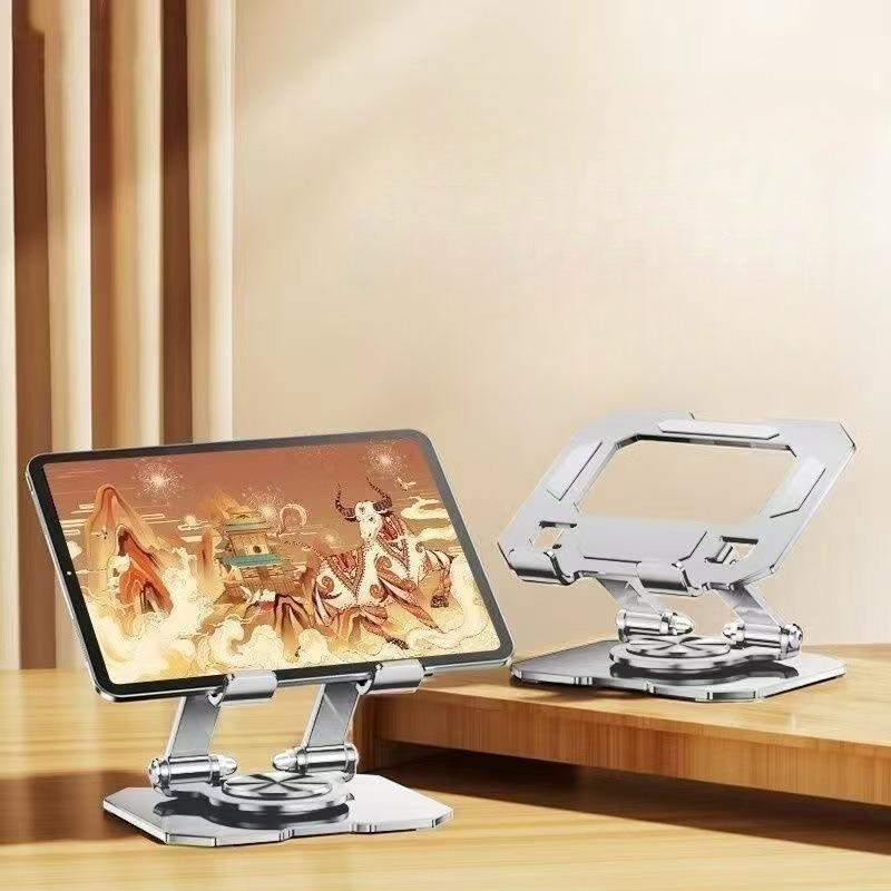 1PC Rotating Lifting Folding Mobile Phone Holder All Metal Tablet PC Support Holder Lazy Live Learning Portable