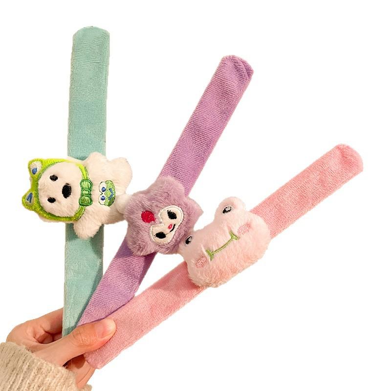 Creative Cartoon Plush Doll Pop Circle Diy Handmade Cute West Highland Decorative Bracelet Small Gift Doll Circle