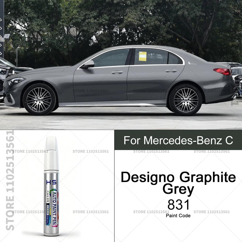 Car Paint Repair Pen Touch Up Scratch Remover DIY Auto Accessories For Mercedes-Benz C-Class Blue 896 970 White 702 Silver 859
