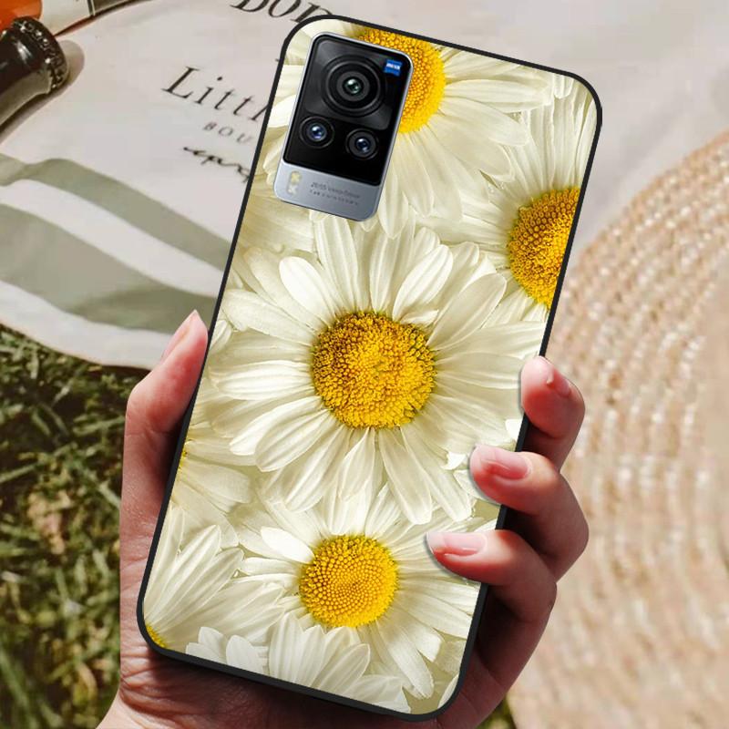 For Vivo X60 Pro Global Version Case Cat Wolf Painted Soft Silicone Phone Cases for Vivo X60 Pro Back Cover X60Pro V2046 Coque