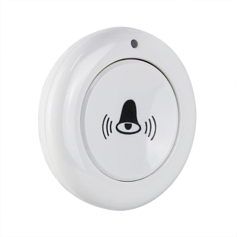Power Wireless Doorbell with Adjustable Sound Level Long Distances Signal Elegant Designs for Household Use