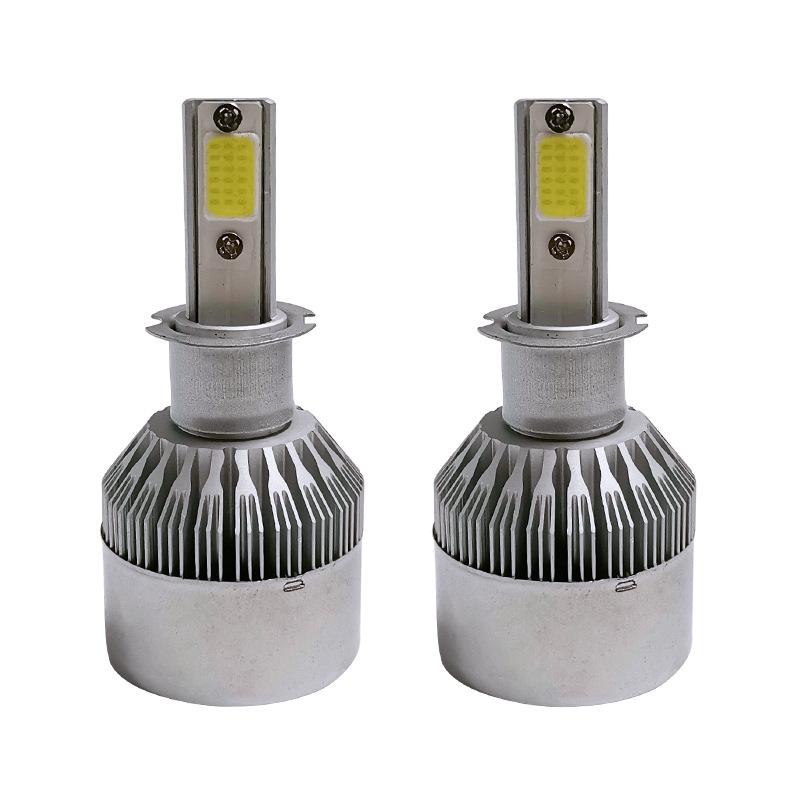 

C6 светодиодная фара фара H1 H3 H7 H4 H11 автомобильный свет автомобильная светодиодная фара H7