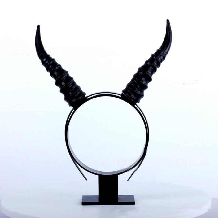 Lightweight Resin Horn Headpiece for Costume Accessories Holiday Celebrations