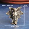 Copper Six Winged Angel God Love Cupid Statue Small Ornaments Brass Angel Figurines Desktop Decorations Home Decors Accessories