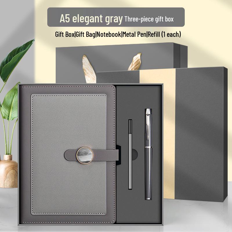 Custom High-End A5 Business Diary & Stationery Gift Set with Logo