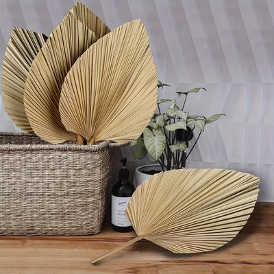 Bohemian Tropical Leaf Fan, with Flower Stems, Suitable for Vases, Large Bohemian Wedding Decorations, Home Decor, Anniversaries