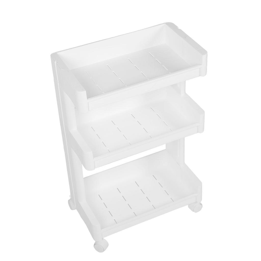 Beauty Salon Trolley Mobile Cart 3 Tiers Smoothing Wheel Salon Spa Rolling Cart for Beauty