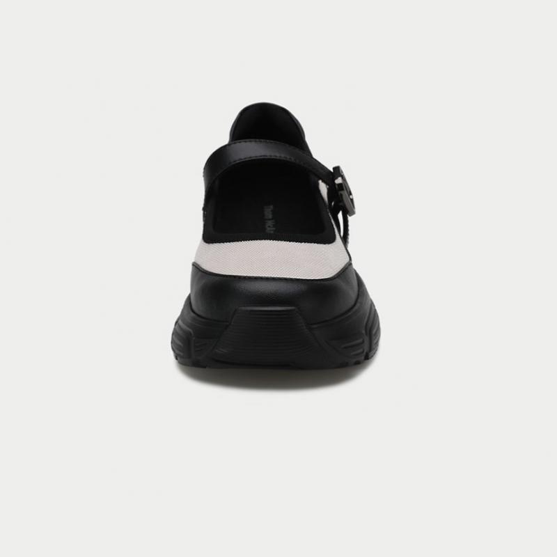 Thommcan Women S Comfort Mary Jane SneakerS Bunny02 8tmbn25S8S Ivory Black