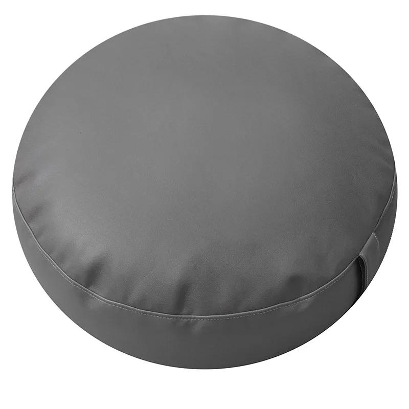 Faux Suede Ottoman Pouf Decorative Soft Foot Rest with Removable Cover Living Room Bedroom Dorm and Office Furniture