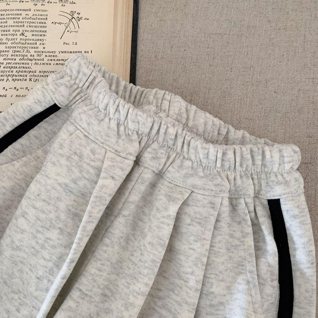 Children'S Suit Autumn New Boys Inlaid Simple Sweater + Casual Pants Two-Piece Set Trendy H0055