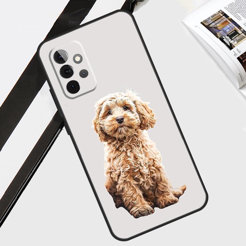 Brown Cockapoo Case For Samsung Galaxy A54 A34 A14 A56 A36 A26 A16 A06 A12 A22 A32 A52 A13 A53 A15 A35 A55