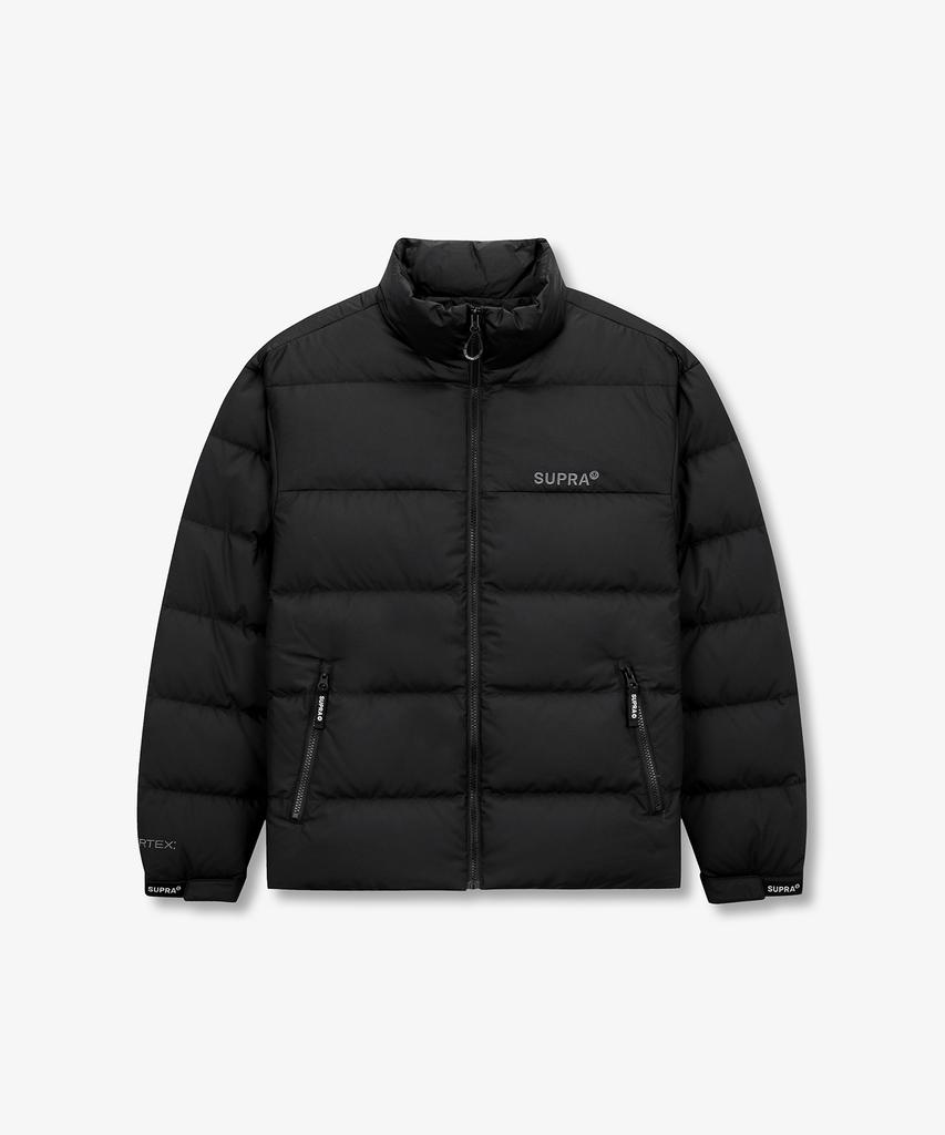 Supra High-Neck Short Down Jacket (Black)