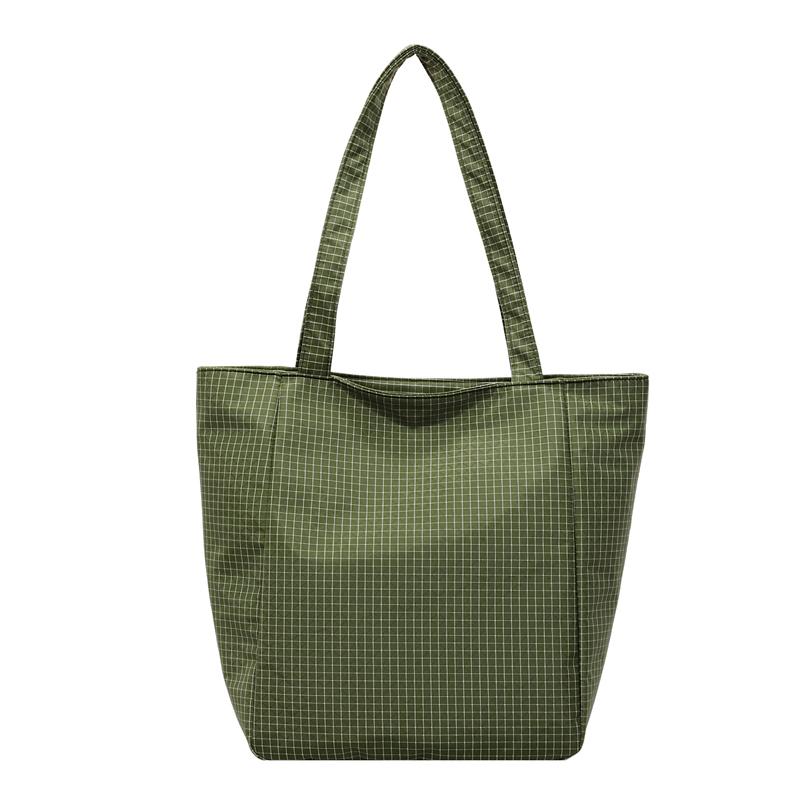 Plaid Shoulder Bag Women's Large Capacity Tote Bag