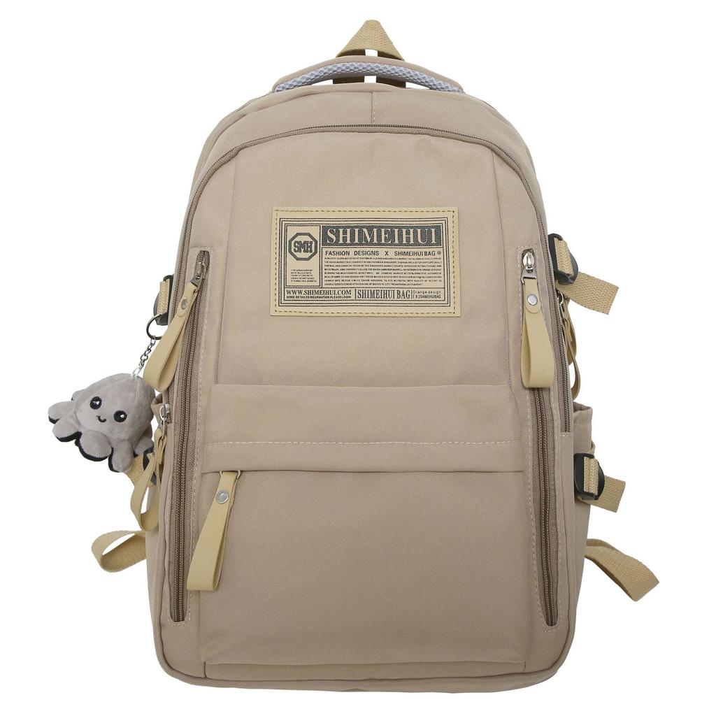 Schultasche Koreanische Version lässiger Rucksack große Kapazität College-Student Mittelschüler Schultasche Schüler Mode neuer Pendlerrucksack