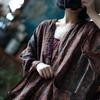 Dream Jiangnan Ethnic Style Loose Fit Ramie Sun Protection Shirt Robe