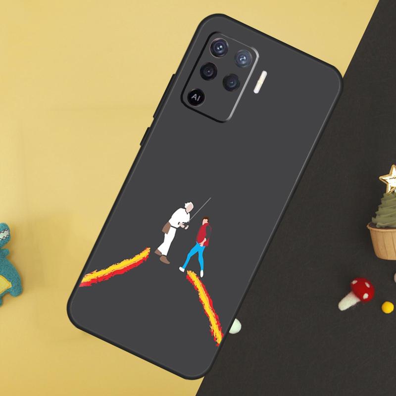 Back To The Future For OPPO A79 A58 A78 A98 A53S A57S A54S A74 A94 A17 A77 A5 A9 A96 A76 A16 A52 A72 A15 Case
