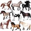 Children's Farm Animal Simulation Model: Appaloosa, Arabian, and Yellow Horse Toys