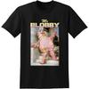 Men's Mr Blobby Homage Tee Funny UK Tribute Gift for Tv 90'S Icon Legend Noel Black T-Shirts Black