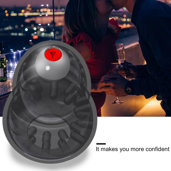 Men Penis Glans Stimulator Prolonging Ejaculation Trainer Masturbator Sex Toy