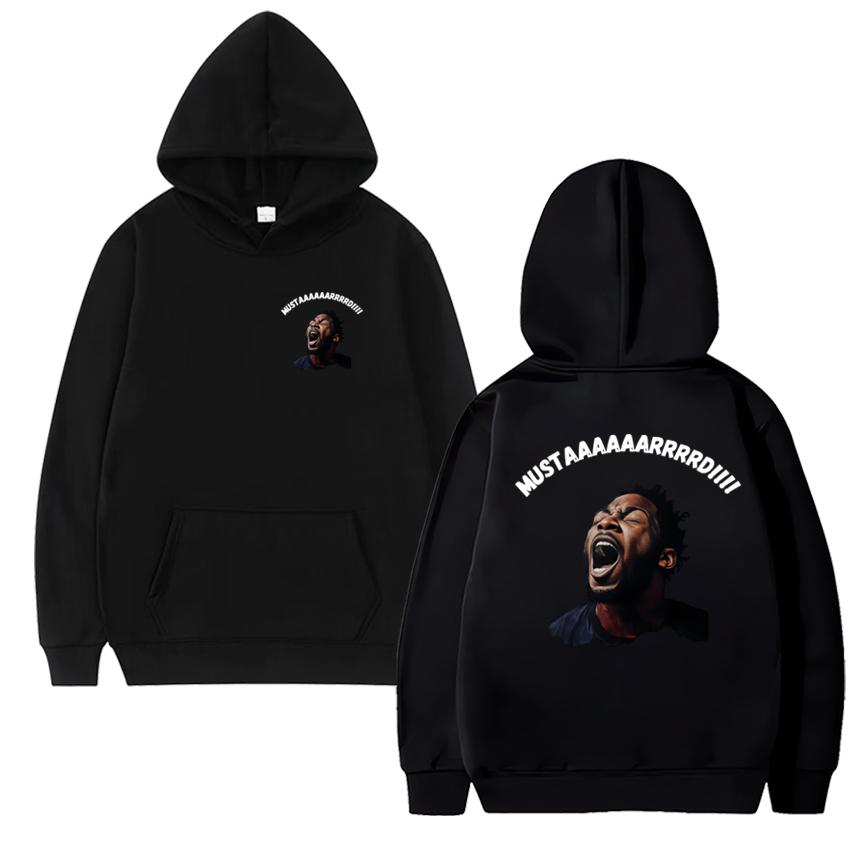 Hot Sale Kendrick Lamar MUSTARD Graphic Streetwear Hoodie Autumn Winter Unisex Hip Hop Punk Sweatshirt Men Women Fleece Pullover