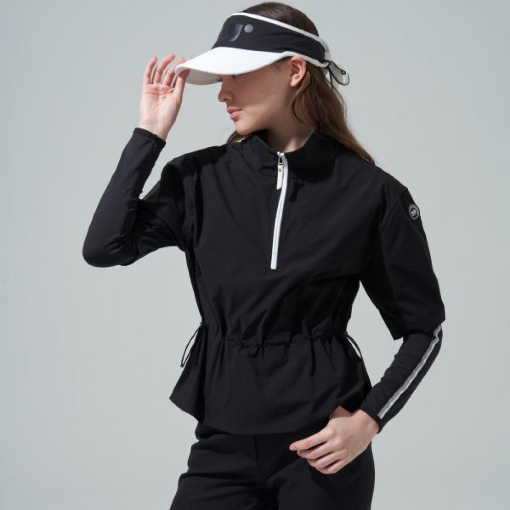 Blu Dot Ветровка с полумолнией Чёрная 085