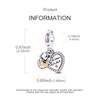 Authentic Charm Bead Charms copper Plated Mothers Day Parentchild Pendants Compatible With Bracelets Ideal For Women Jewellery Making Diy