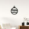 1PC Festive Metal Wall Art Elegant Iron Silhouette for Living Room Home Decor