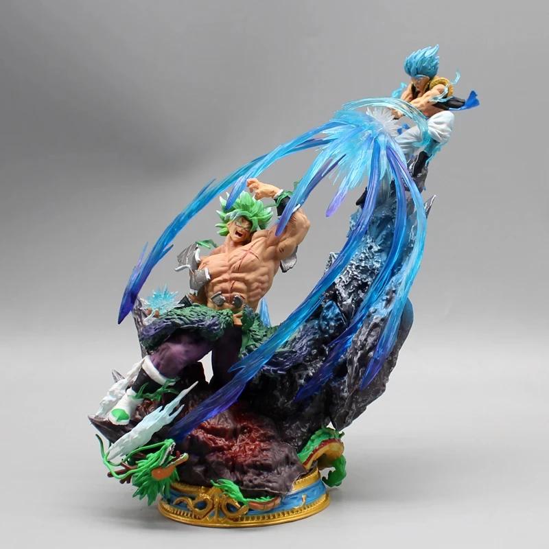 20 ס"מ דרגון בול זי דמות אנימה ברוולי נגד. גוגטה צעצוע אספנות קישוט שולחני דגם פסל PVC בובת קישוטים