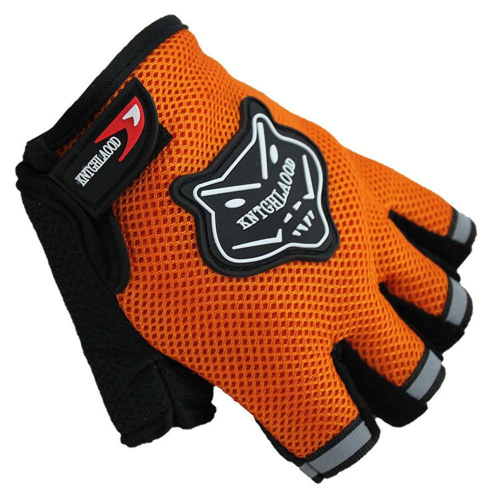 

Adult Cycling Equipment Breathable Glove Bicycle Gloves Riding Gloves Cycling Gloves Bodybuilding orange-Kids