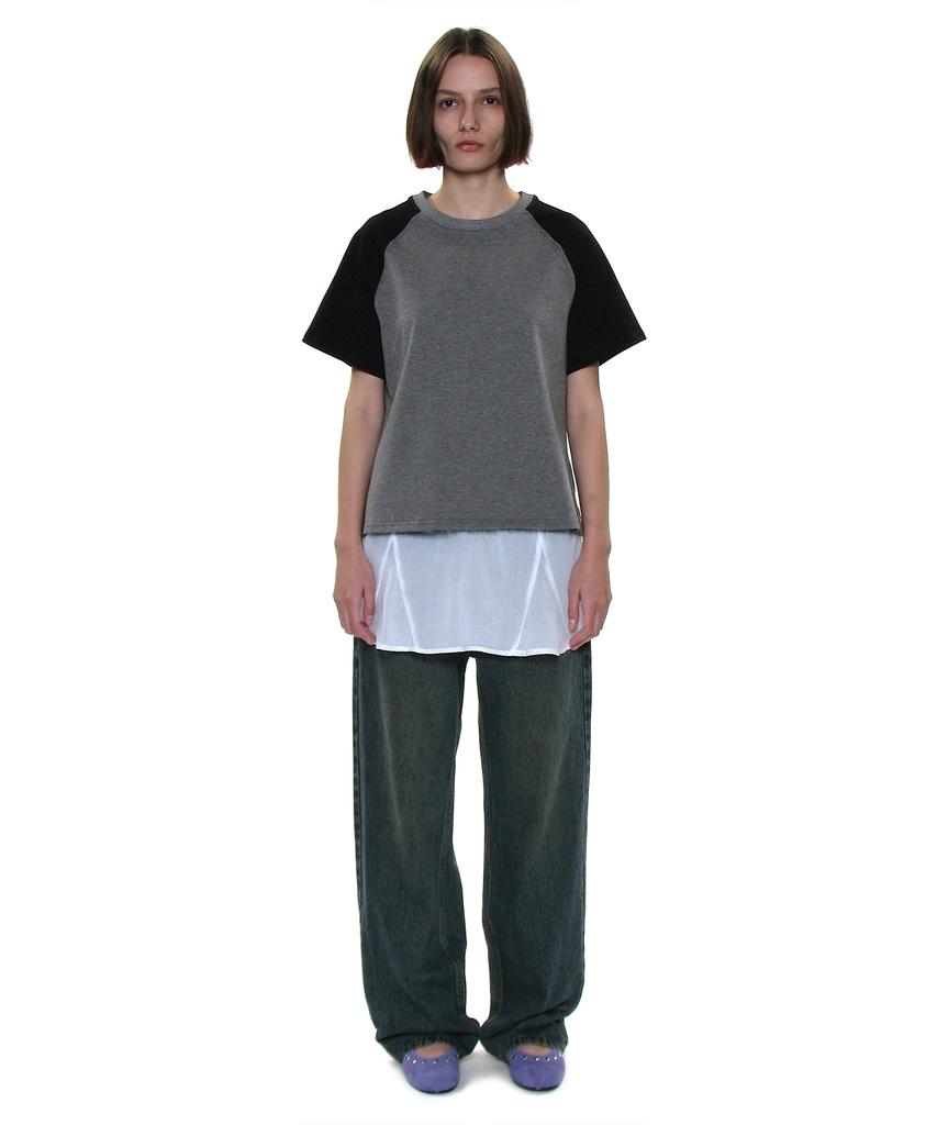 PARTIMENTO WOMEN Pwc Colorblock Oversized Everyday Tea_Charcoal