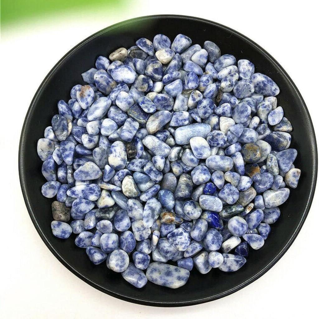Natural Blue Crystal Stone for Fish Tanks, Flower Pots, and Buddha Offerings - Purification & Demagnetization