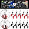 60pcs Professional Insulated Alligator Clips Joints Connection Spring Loaded Battery Clamps Universal Electrical Clips Car