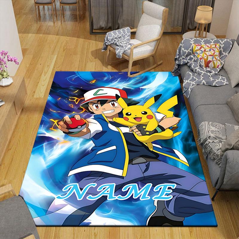 Custom 1Pc Pokemon Friends Forever Rug Office Carpet Indoor Outdoor Entrance Doormat Nonslip Soft And Comfortable Living Room D2915197