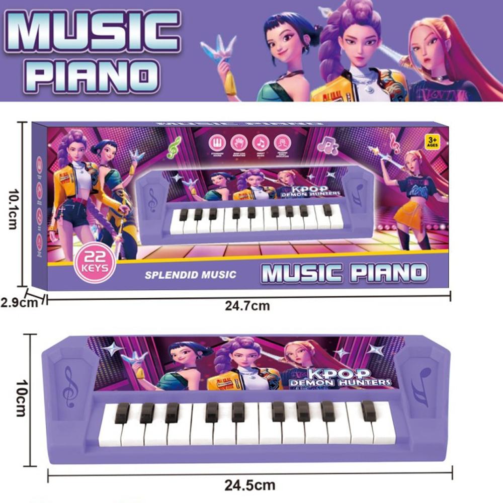 Kpop Demon Music Microphone Children Toy Light Can Play Songs Halloween Christmas s with and gifts for Entertaining Safe Kid Friendly Fun