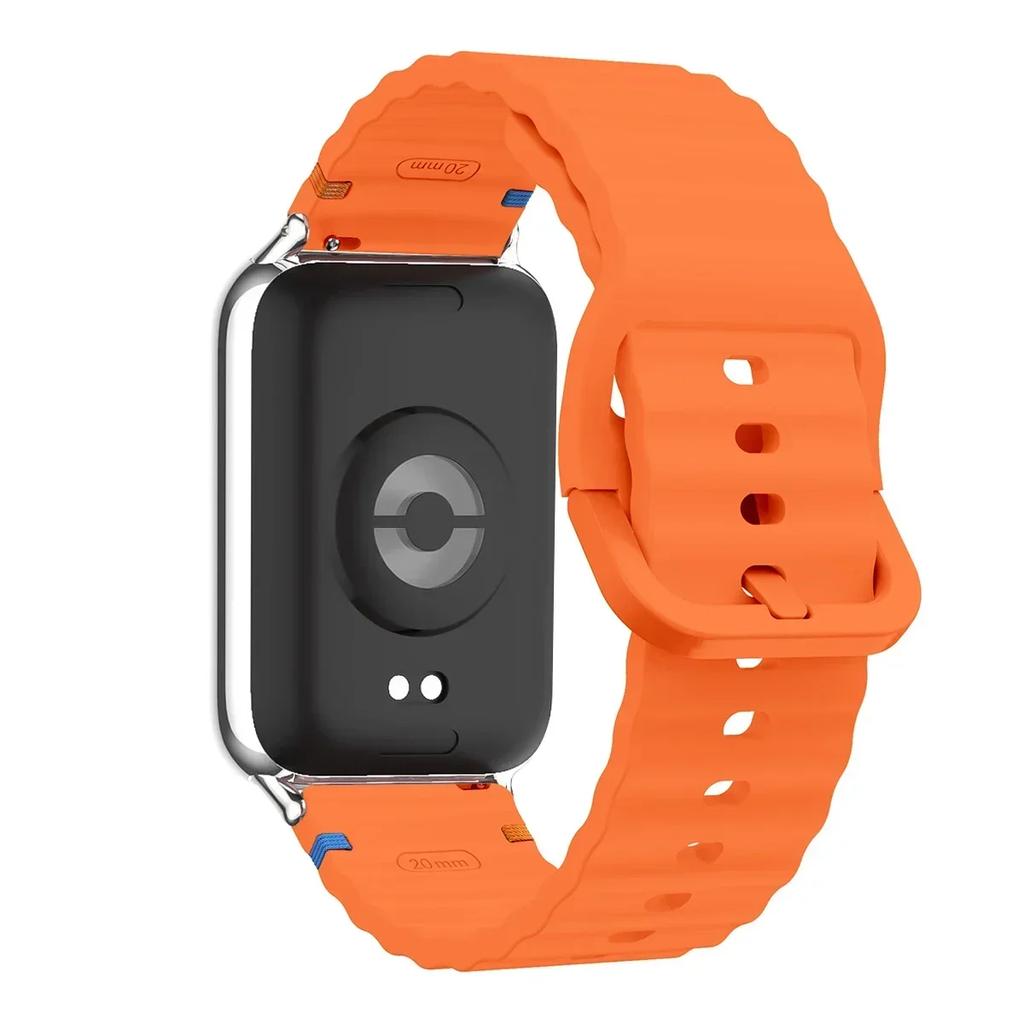 Silikonarmband für Redmi Watch 5/4 Armband Ersatz Atmungsaktives Handgelenk Sportband Correa für Mi Band 9/8pro Weiches Armband