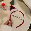 Bow Merry Christmas Headbands Snowflake Christmas Tree Headbands Crystal Santa Hat Hair Hoop  Party