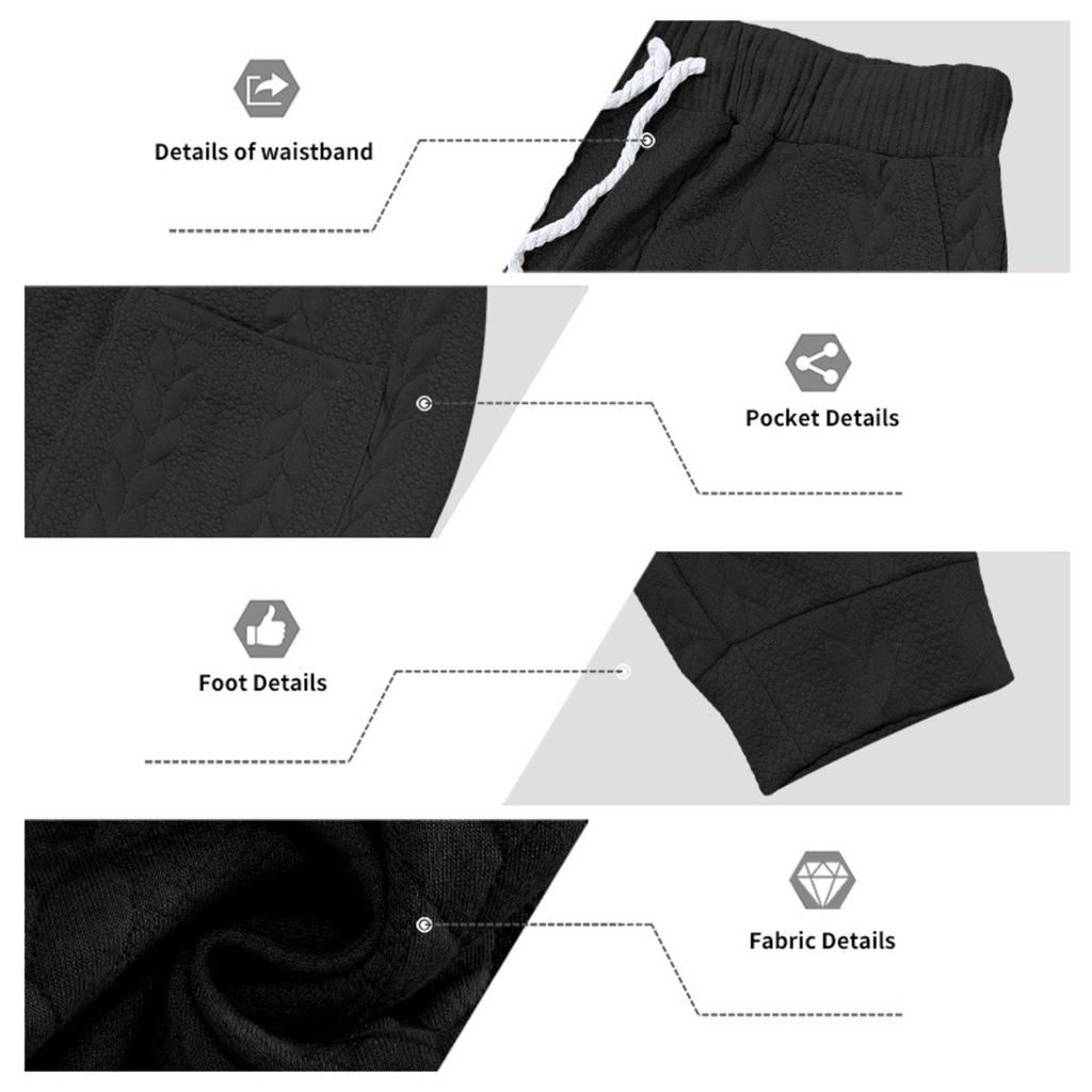 Men's Casual Sports Loose Solid Color Jogging Pants