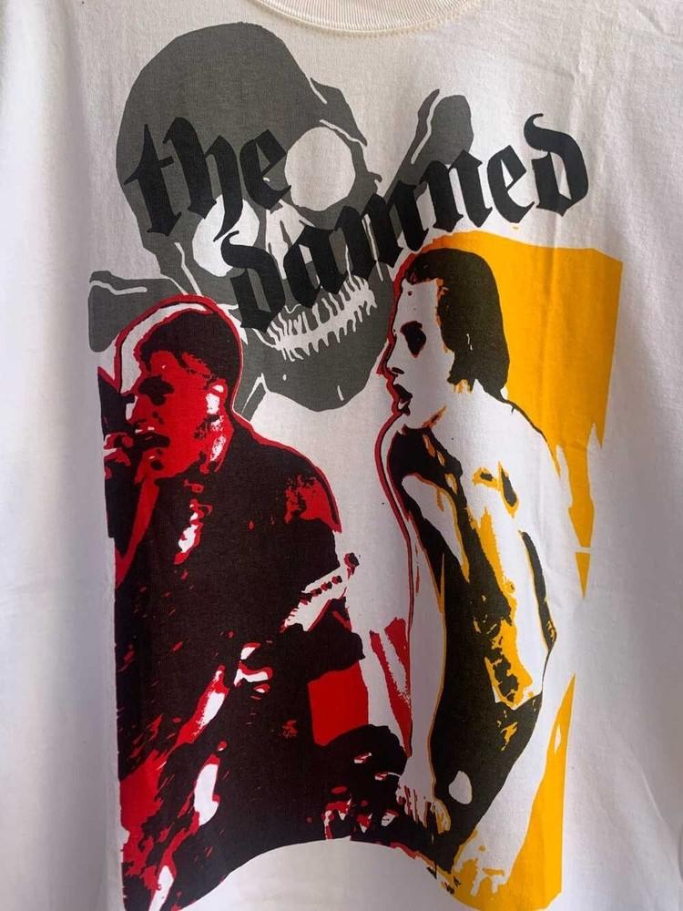Vintage Mid The Damned Shirt Fifth Column Shirt White Unisex D885 Unisex T-Shirt S