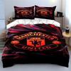 Conception du logo de Manchester United. Ensembles de literie Ensembles de housses de couette Housses de couette Taies d'oreiller(1 * Housse de couette 2 * Taies d'oreiller sans couette)