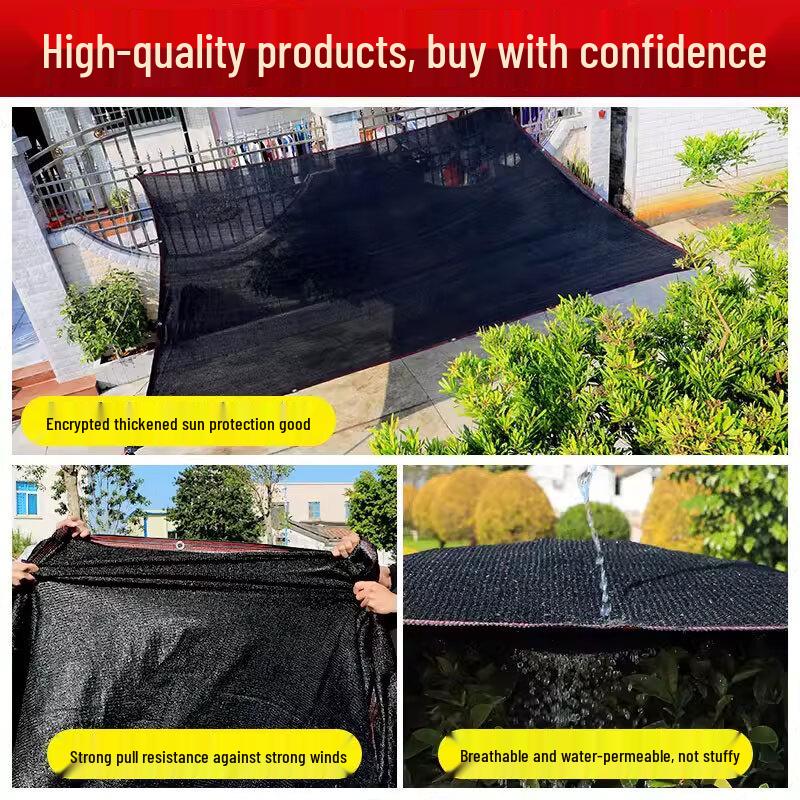 Luokeda Heavy-Duty Black Sunshade Net