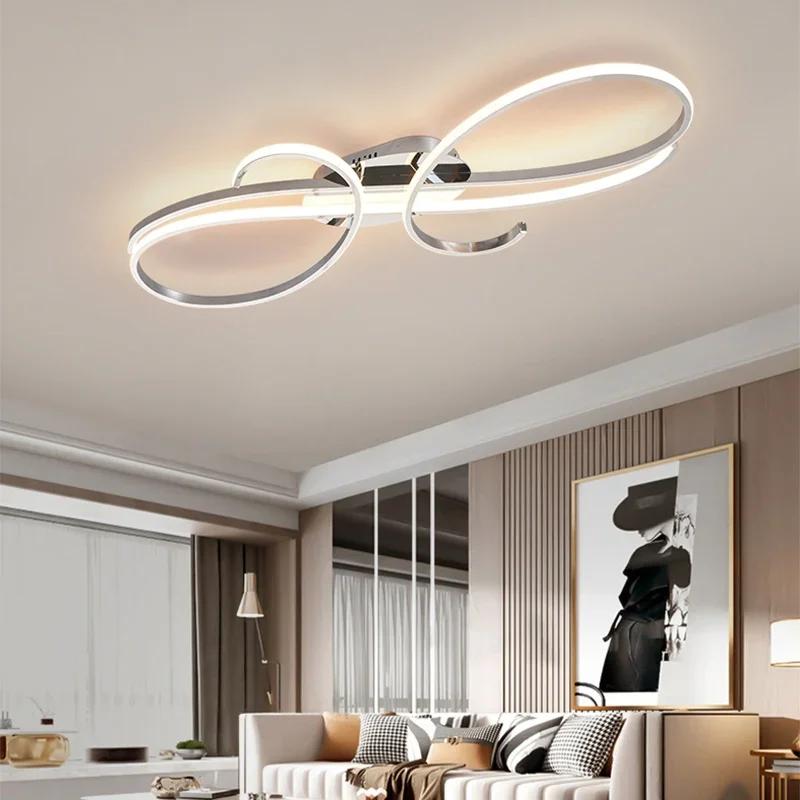 Modern LED Ceiling Lamp For Living Dining Room Bedroom Hotel Lobby Ceiling Chandelier Indoor Home Decoration Lighting Fixture