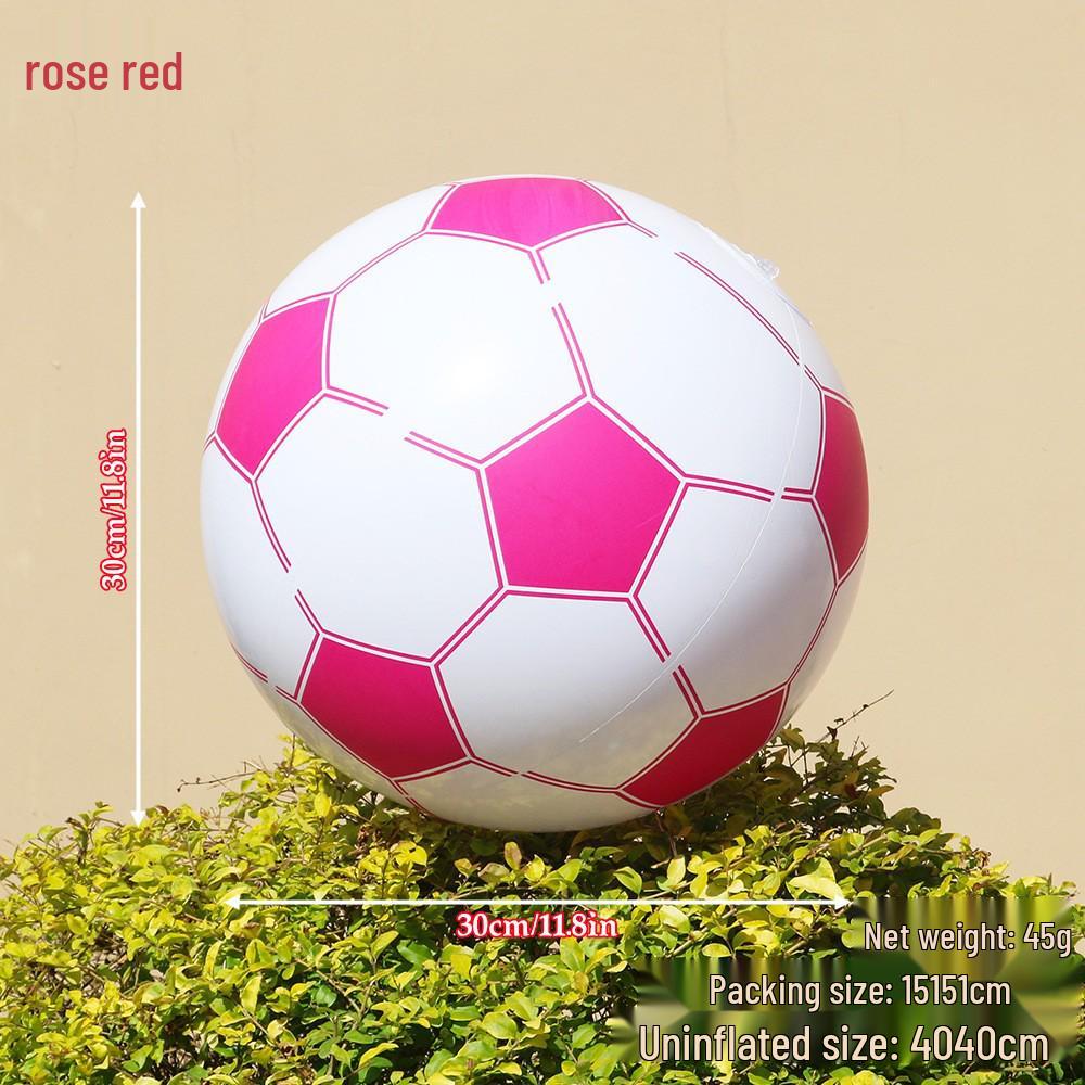 PVC Inflatable Transparent Beach Ball with Blue Sequins for Water Play and Photo Props