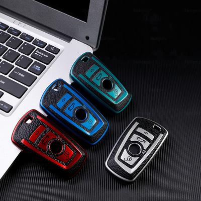 Leather+TPU Car Key Case Cover Key Bag For Bmw F20 F30 G20 F31 F34 F10 G30 F11 X3 F25 X4 I3 M3 M4 1 3 5 Series