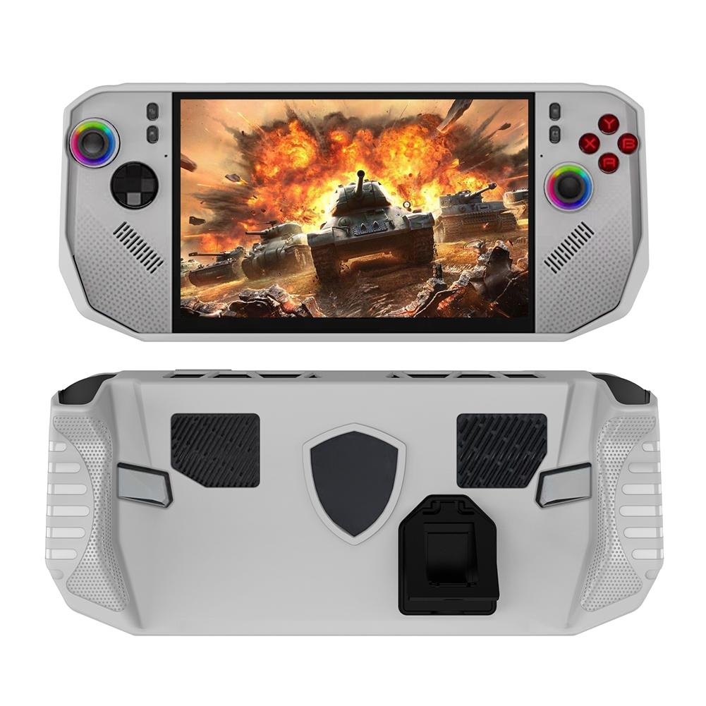 TPU Bracket Drop Protection Grip Case Anti-Drop Protector Cover with Comfort Padded Hard Shell for MSI CLAW 8 Ryzen Edition 2025