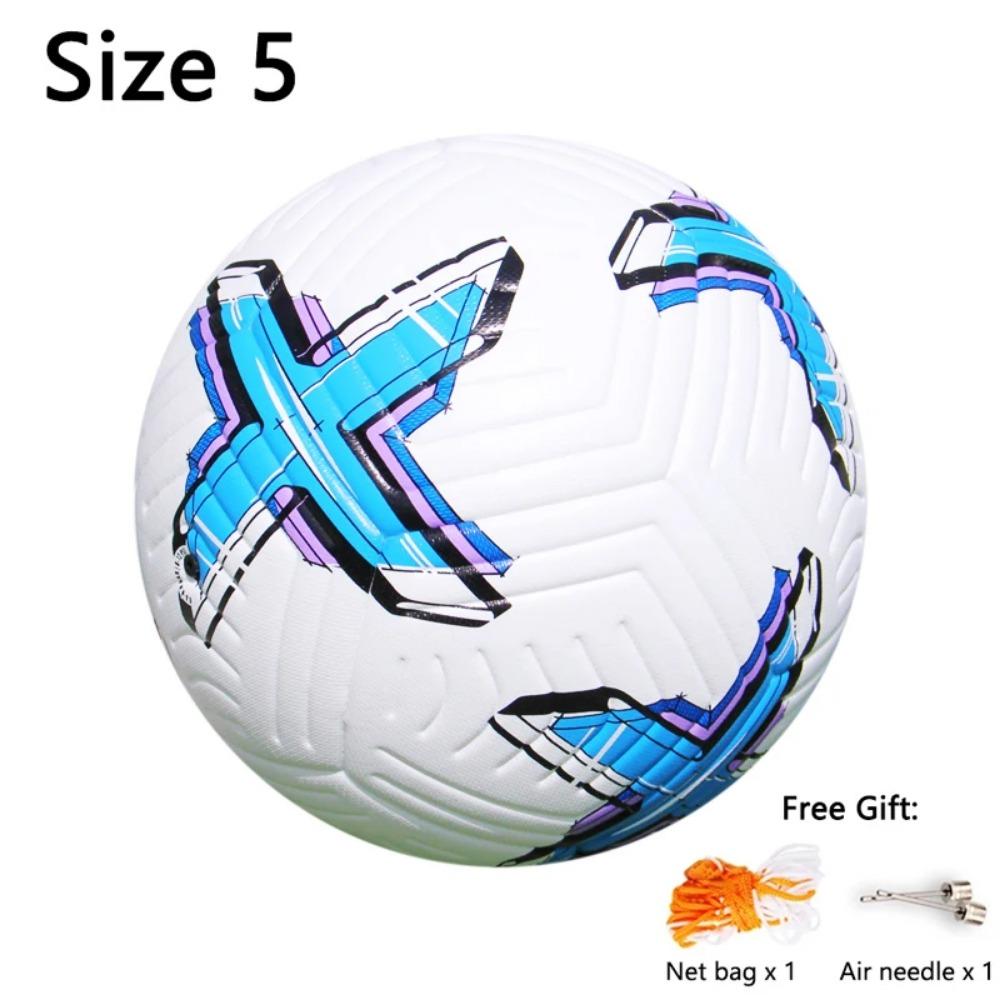 New Football High Quality Soccer Balls Official Size 5 PU Material Match Training Seamless Goal Team Outdoor Professional League