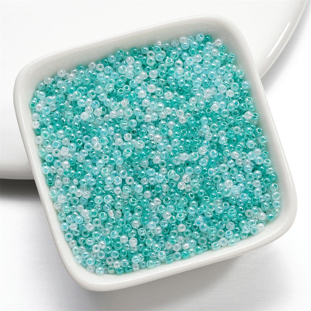 10g/Lot 2mm Mixed Color Glass Seed Beads Round Spacer Bead For DIY Earrings Bracelet Necklace Jewelry Making Accessories