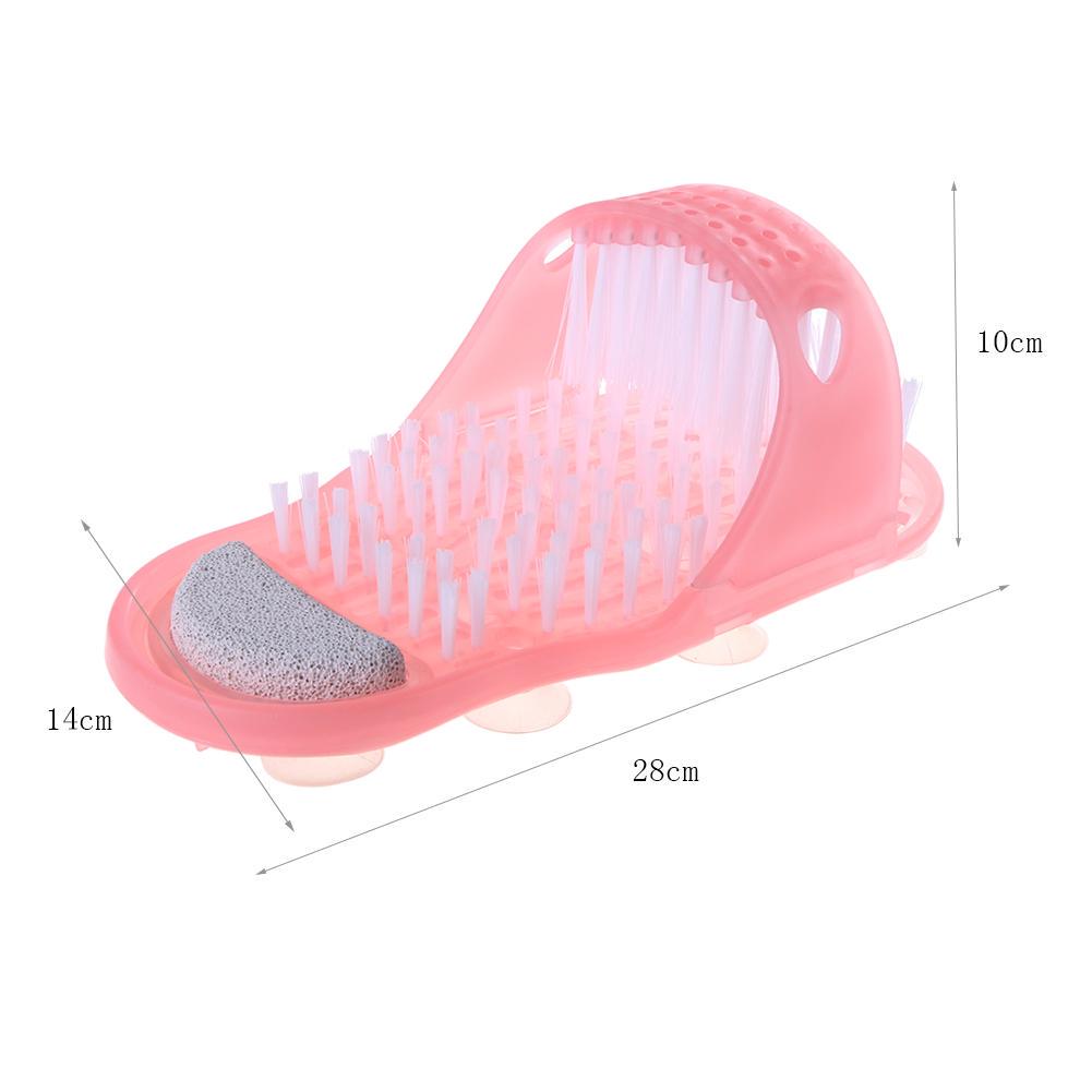 Foot Care Tool Bath Shoe Shower Feet Foot Cleaner Scrubber Washer Brush Bathroom Massage Feet Remove Dead Skin Massager Slippers